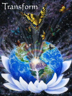 transform butterfly healing art pop up art show